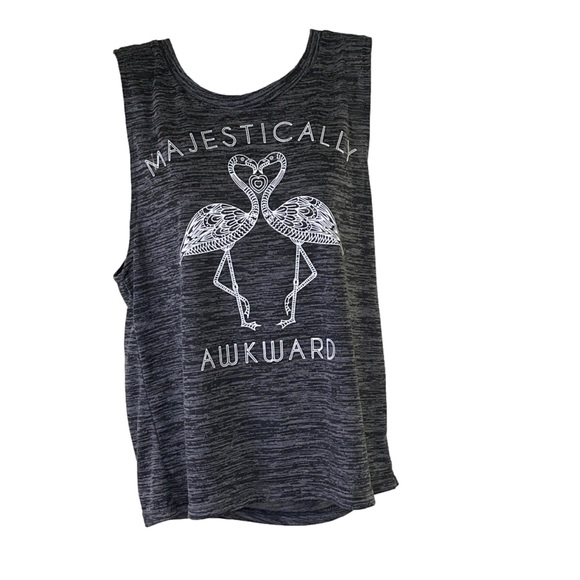 Gechenxuan Tops - Gechenxuan Majestically Awkward tank XL gray